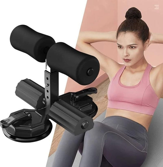 Sit Up Assistant | Fitness Exercise Device with Self Suction | Adjustable & Portable