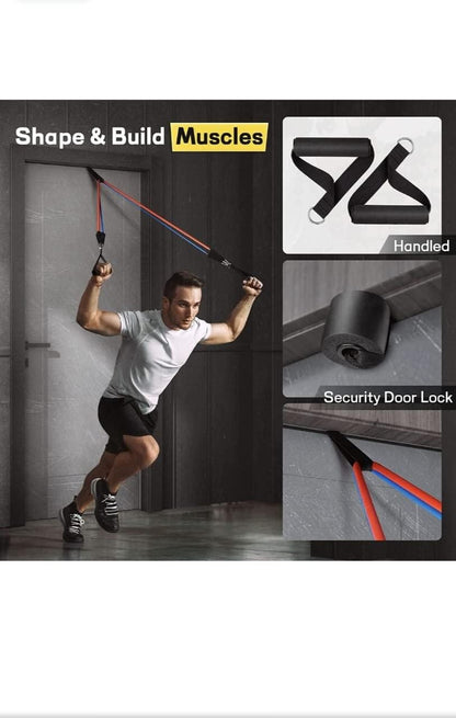 Resistance Band Set for GYM & Home Workout